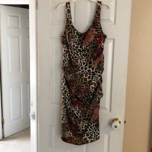 Animal print dress